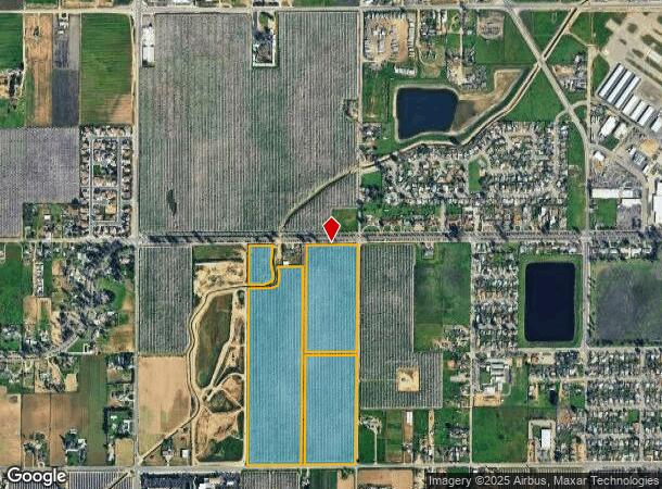 2026 S Hughes Ave, Fresno, CA Parcel Map