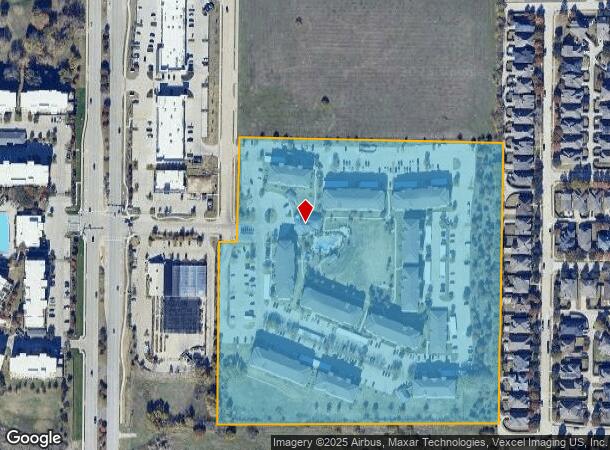  1801 Mccord Way, Frisco, TX Parcel Map