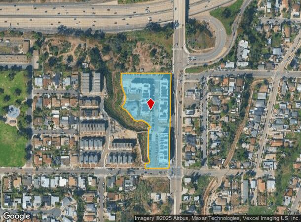  5012 Hilltop Dr, San Diego, CA Parcel Map
