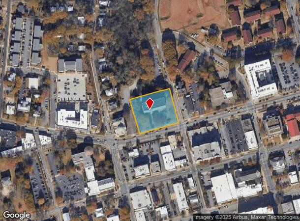  250 W Dougherty St, Athens, GA Parcel Map