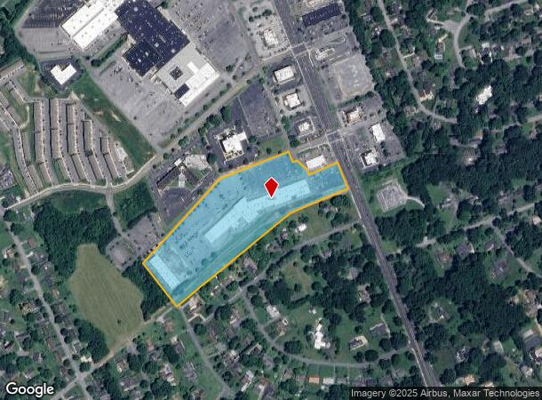 1805 N Roan St, Johnson City, TN Parcel Map