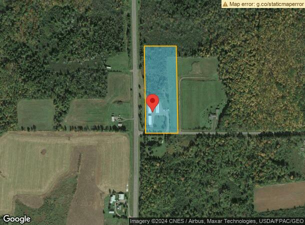  8474 W Highland Rd, Ojibwa, WI Parcel Map