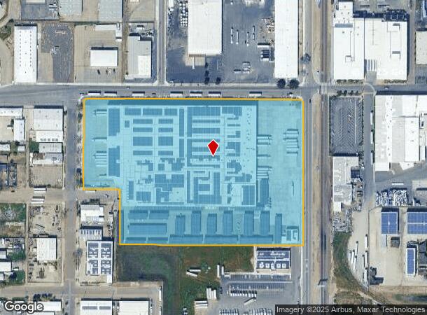 1888 S East Ave, Fresno, CA Parcel Map