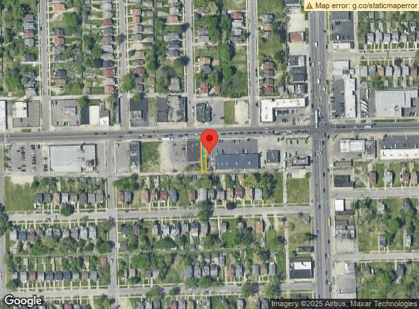  7606 E 7 Mile Rd, Detroit, MI Parcel Map