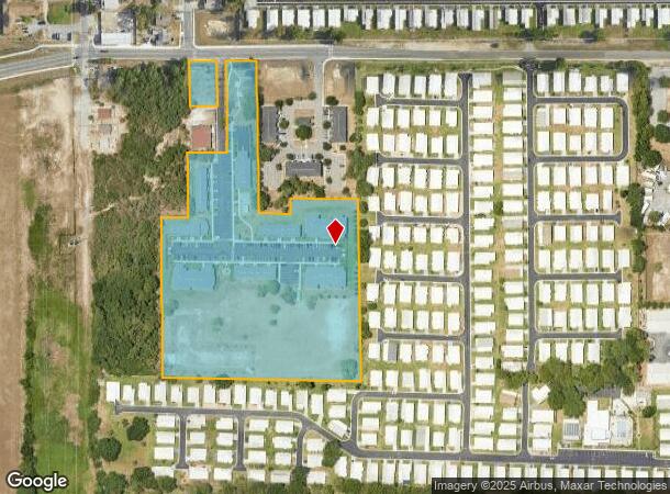 713 Talon Blvd, Tarpon Springs, FL Parcel Map
