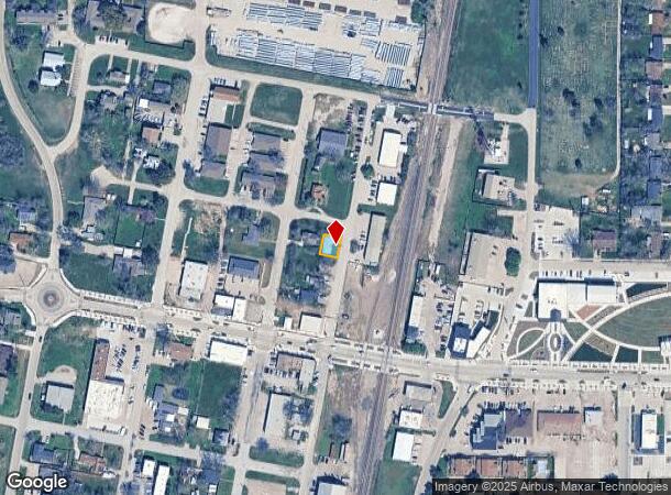  129 N Magnolia St, Crowley, TX Parcel Map
