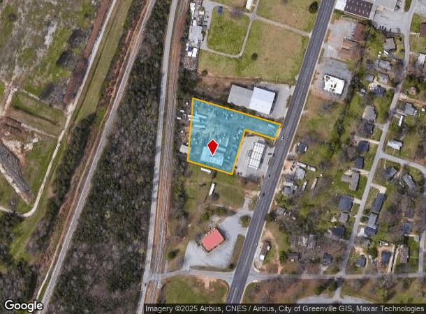 1609 Piedmont Hwy, Piedmont, SC Parcel Map