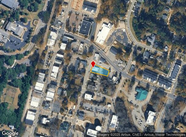 113 Brooks St, Wake Forest, NC Parcel Map