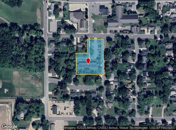1208 7Th St, Howard Lake, MN Parcel Map