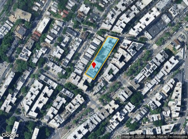  1661 Andrews Ave, Bronx, NY Parcel Map