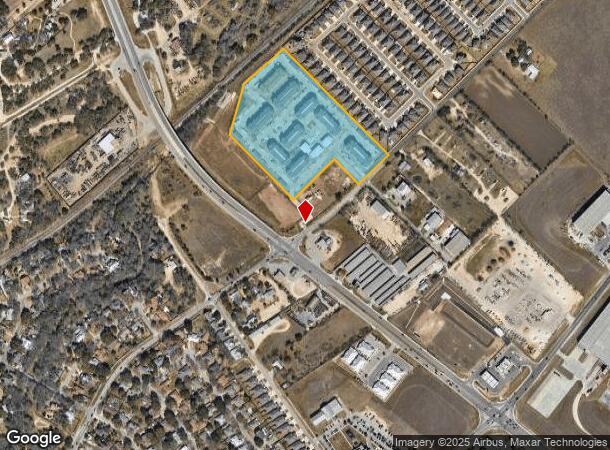  2025 Hunter Rd, New Braunfels, TX Parcel Map
