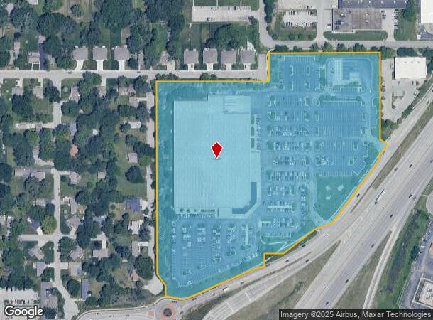 9350 Marshall Dr, Lenexa, KS Parcel Map
