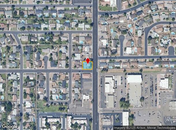  606 N Stapley Dr, Mesa, AZ Parcel Map