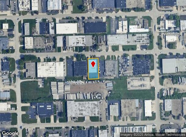  245 W Factory Rd, Addison, IL Parcel Map