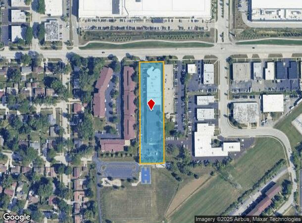  831 Oakton St, Elk Grove Village, IL Parcel Map