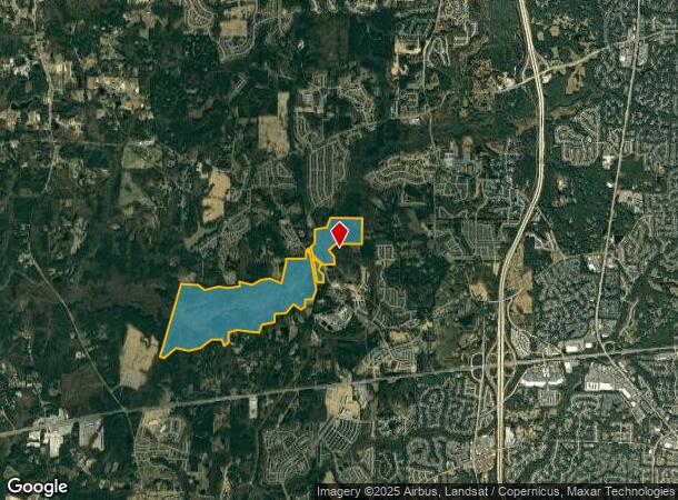  1017 Wimberly Rd, Apex, NC Parcel Map