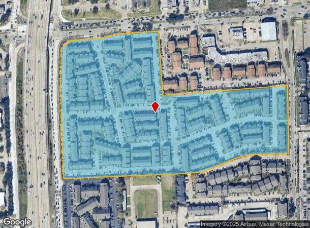  9802 Forum Park Dr, Houston, TX Parcel Map