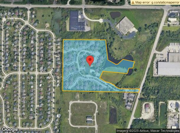  4110 Lake Ct, Zion, IL Parcel Map