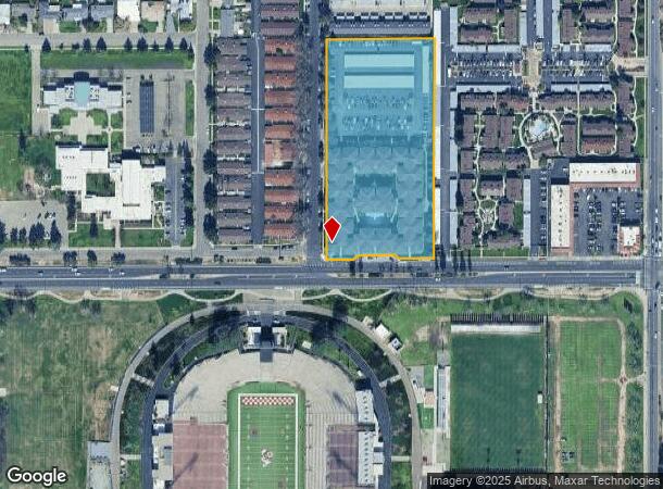 1680 E Barstow Ave, Fresno, CA Parcel Map