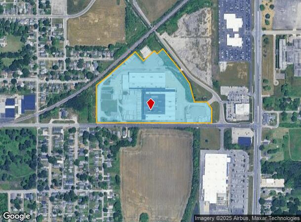 1820 E 32Nd St, Anderson, IN Parcel Map