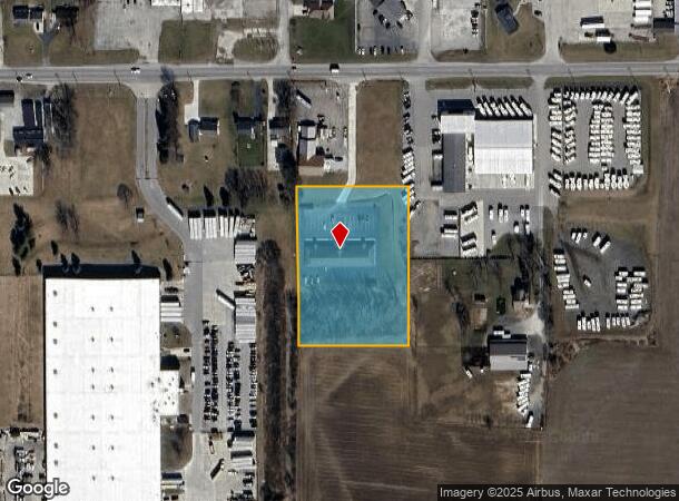  2521 E Market St, Nappanee, IN Parcel Map
