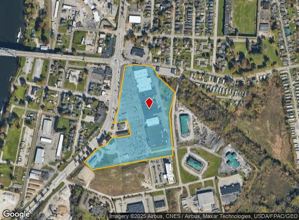 1300 Lafayette Ave, Moundsville, WV Parcel Map