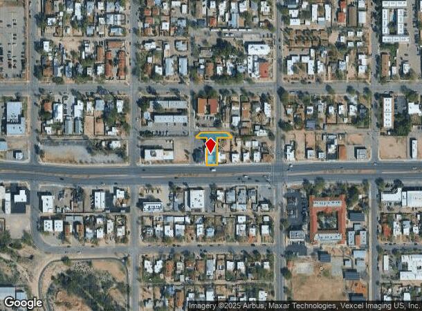 1309 E Broadway Blvd, Tucson, AZ Parcel Map