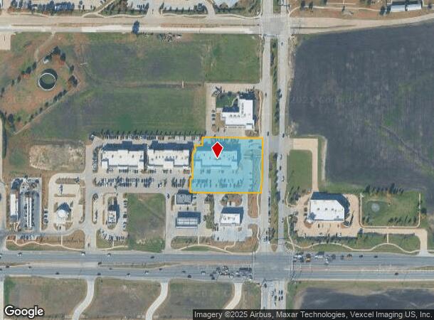 2381 E University Dr, Prosper, TX Parcel Map