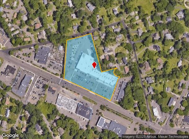  605 Post Rd E, Westport, CT Parcel Map