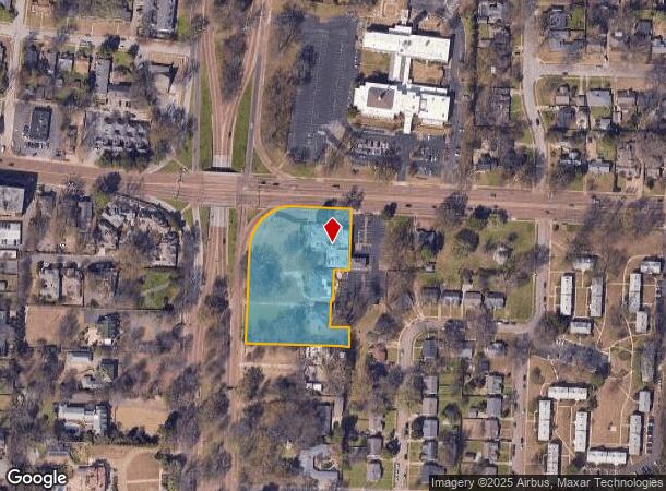 184 E Parkway N, Memphis, TN Parcel Map