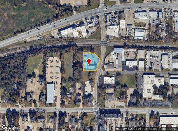  110 N Davis Dr, Arlington, TX Parcel Map