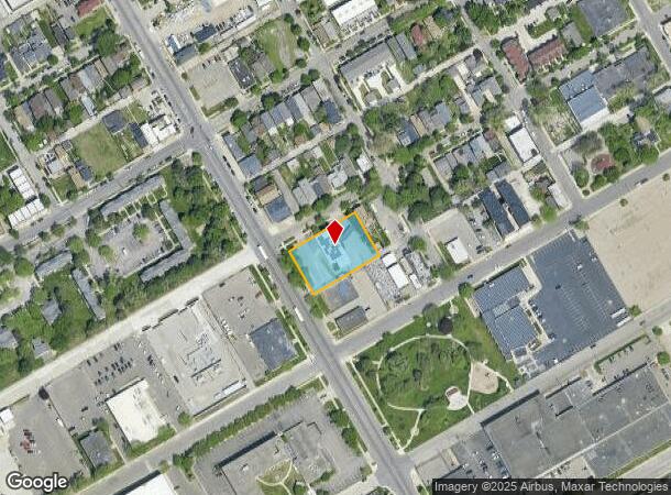 1421 Labrosse St, Detroit, MI Parcel Map