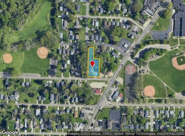  1221 Leeser Ave, Akron, OH Parcel Map
