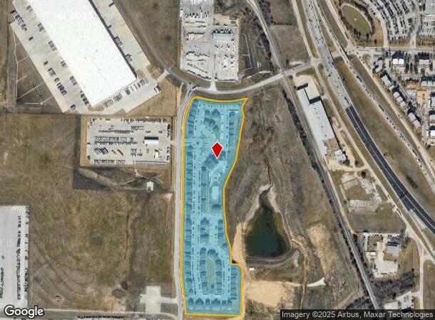  155 Precision Dr, Denton, TX Parcel Map