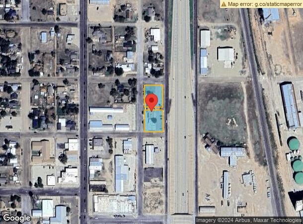  1007 W Service Rd, Abernathy, TX Parcel Map