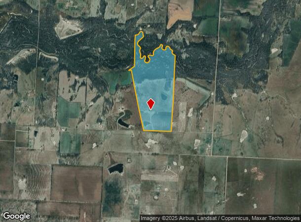 1383 Hill Rd, Tioga, TX Parcel Map