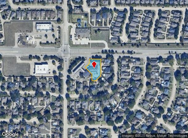  1608 E Main St, Allen, TX Parcel Map
