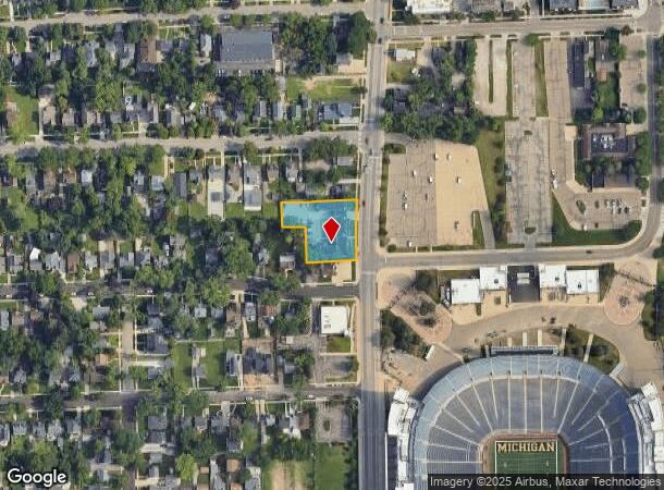 1036 S Main St, Ann Arbor, MI Parcel Map