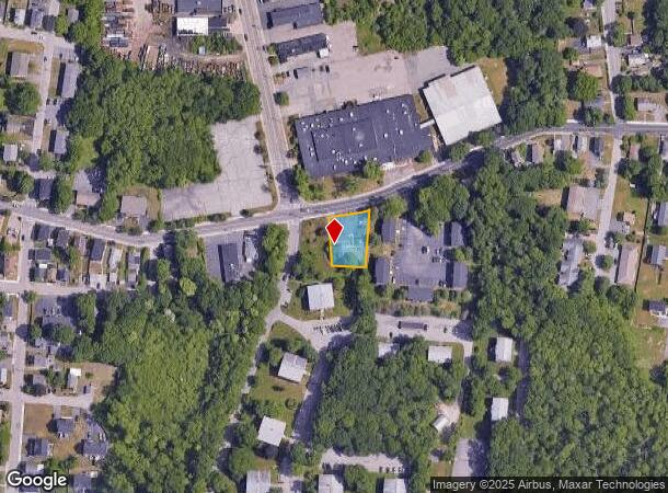 107 Maple St, Attleboro, MA Parcel Map