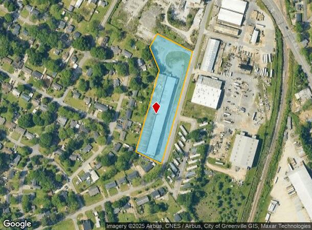  600 S Florida Ave, Greenville, SC Parcel Map