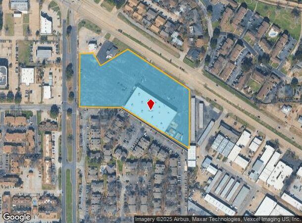  3708 W Pioneer Pky, Pantego, TX Parcel Map