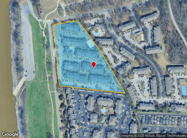  1440 N Island Pl E, Memphis, TN Parcel Map