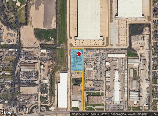 4141 Singleton Blvd, Dallas, TX Parcel Map