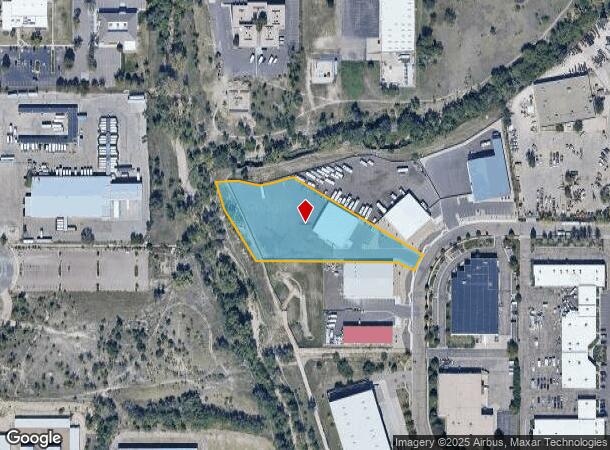 752 Clark Pl, Colorado Springs, CO Parcel Map