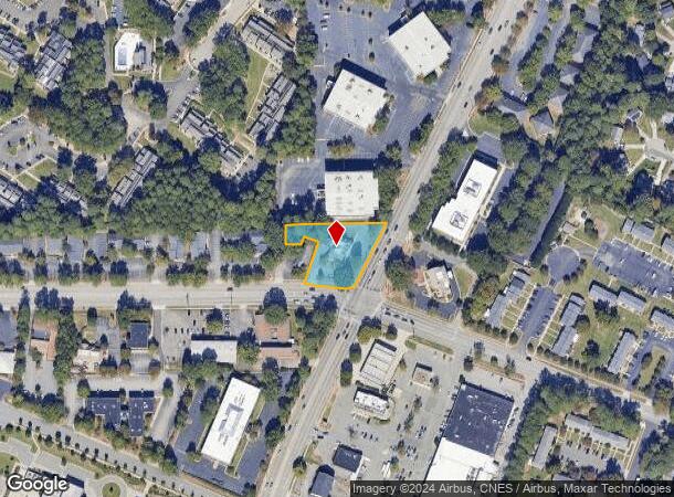  5501 Six Forks Rd, Raleigh, NC Parcel Map