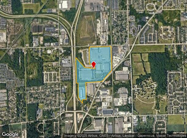  17950 Dix Toledo Hwy, Brownstown, MI Parcel Map