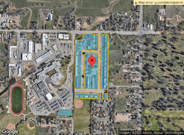  155 Briarwood Rd, Fort Collins, CO Parcel Map