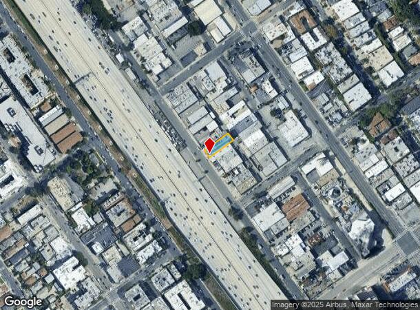 2034 Cotner Ave, Los Angeles, CA Parcel Map