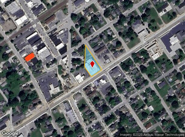  135 E Broadway St, Fortville, IN Parcel Map