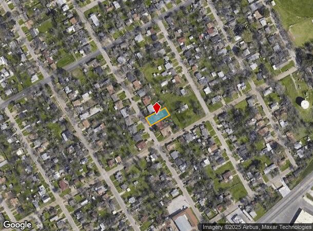 1105 Fisher St, Waco, TX Parcel Map